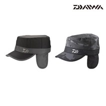 다이와 레인맥스 워크캡 낚시모자 귀마개모자 DC-35009W, 블랙 프리