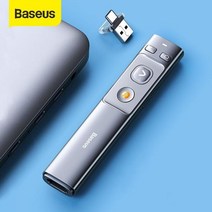 [목걸이레이저포인터] Baseus Presenter 무선 레이저 포인터 Mac Win 프로젝터용 Green Light 200m, 한개옵션0