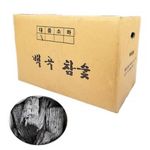 캠핑용 업소용 팬션용 바베큐 숯불 고기 구이용 국내산 진천 백탄 참나무 숯 숫 슻 차콜 14KG 도매