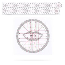 제시 반영구화장 입술 디자인 스티커 정확하고 아름다운 입술 디자인, 50개