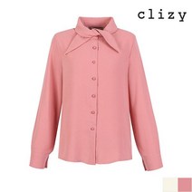 클리지 콩단추 보타이 블라우스 CI2WBL01