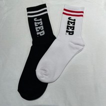 지프 [지프] 대문자 두줄띠 양말(JO0GSU005)