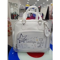 까스텔바작 여성 글리터 포인트 보스턴백(BGBMGB703)WHT