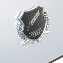 가오 베라크루즈 엠블럼 로고 인테리어 DIY 튜닝 악세사리 몰딩 플레이트 용품, A_ ( 2P ) 블루