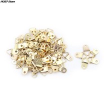 골드행거 10/100PCS 골든 트라이앵글 D-링 매달려 그림 유화 미러 프레임 후크 행거 도매, [01] 10pcs, 01 10pcs