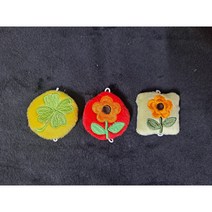 장식용 모빌 만들기 재료 오너먼트 아이방 꾸미기 모빌 diy 인테리어모빌 봉제 패브릭 자수, 레드 사각 민자