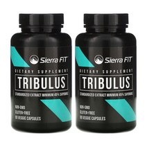 시에라핏 SierraFit 트리뷸러스 500mg 90정 남가새 열매추출물 사포닌 셀룰로스 아라비아검 해바라기오일 함유 2개