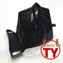 야마하 TMAX 530 Tmax 2012 2014 바이크 오토바이 머드 가드 리어 펜더 모토 도색되지 않은 흰색 빈 ABS 12-14 용 3 색, [01] Black, 01 Black