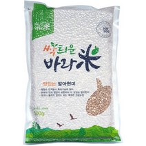 완전 부드럽고 고소한 밥맛 500g 싹틔운바라미 씻어나온 씻지않는 불리지않는 가바가 2배, 10개, 무농약)맛있는발아현미