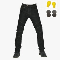 오토바이블랙박스 액션캠남자 오토바이 바지 Aramid 보호 장비 승마 블랙 레저 Motocross, 04 pants 6A_05 XXL