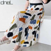 드넬 드넬 물감나염스커트DWS21414A