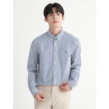 [빈폴][ESSENTIAL] [SLIM] 블루 1도 스트라이프 셔츠(BC2764E02P)