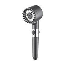 ZCD Rvs 이발소 호텔용 핸드헬드 샤워 헤드 드릴 없음 욕실 샤워 헤드, 25cmx7.5cmx6cm, 플라스틱, 1개