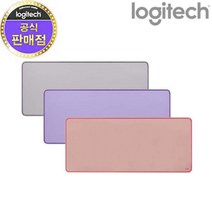 로지텍 데스크 매트 스튜디오 시리즈 마우스 장패드, 다크로즈, 1개