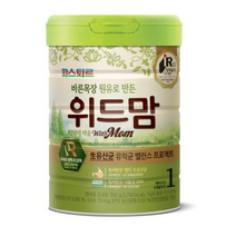 파스퇴르 바른목장 원유로 만든 위드맘 1단계, 1개, 750g