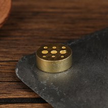 연꽃 불교초 향 촛대 캔들 절 1x 합금 버너 스틱 홀더 불교 라인 플레이트 샌들 우드 코일베이스 사원 요가 스튜디오 홈 인테리어, 2x2x0.9cm