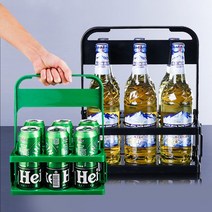 휘게(hygge) 커피캐리어 캠핑 컵 배달 캔 음료수 6구 홀더 트레이 차박 피크닉, 커피캐리어-블랙
