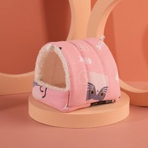 햄스터 코튼 둥지 조밀 한 Quoll 둥지 꿀 가방 비행 둥지 작은 애완 동물 골든 코튼 둥지 토끼 둥지 기니 돼지 기니 돼지 둥지, Pink cat_XL 19x18