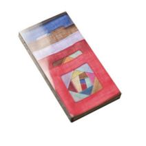 하율공방 고급 모시 전통 조각보 컵받침 5p, 랜덤1개