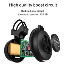 전기자전거용품 산MTB 자전거 전자 경적 전기 스쿠터 핸들 막대 링 벨 휴대용 방진 사이클링 부품, 한개옵션0, 한개옵션1