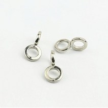 금속 패션 버클 특별 더블 링 DIY 가죽 공예 가방 스트랩 벨트 핸들 어깨 의류 신발 액세서리 2 피스, silver