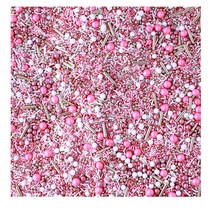 컵케익 베이킹 제빵 스파클링 장미 핑크 3가지 용량 Vintage Rose Gold Sprinkle Mix Wedding Bridal, 1개, 4oz
