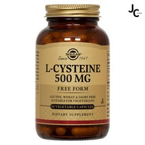 솔가 Solgar L-시스테인 500mg 베지터블 캡슐, 90개입 × 1개, 1개