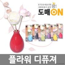 플라워 디퓨져/디퓨져/디퓨저병/방향제/탈취제(도매온, F022 플라워 디퓨져 그린