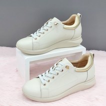 탠디 여성 소가죽 4cm 스니커즈 X22002dk