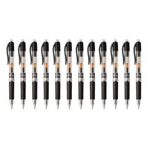 동아 유노크 U-KNOCK / 12개묶음상품 3개묶음상품 / 블랙 블루 레드 / 0.5mm 0.7mm / 중성펜 젤잉크 노크식볼펜 유노크펜 동아유노크펜0.5 동아유노크펜0.7, 블랙_12개 묶음상품