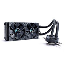 Fractal Design Celsius S24 Blackout 일체형 수냉 CPU 쿨러 120mm 팬 x 2기 HS1320 FD-WCU-CELSIUS-S24-BKO, 17.7 14.4 41cm, Not Specified