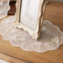 로즈바인 타원-대 도일리 레이스러너 29cm 미니러너, 단품, 단품