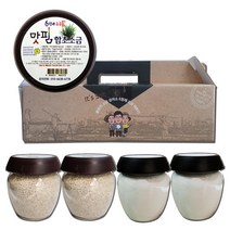 6형제소금 맛핌 미각세움 선물세트 2호(함초소금350g 2개+황토가마에서 7시간 구운소금420g 2개) 신안 천일염 설 명절 선물