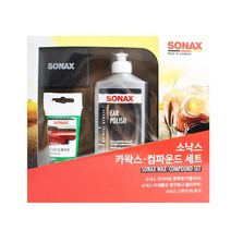 소낙스 미세흠집제거제 왁스용 스폰지 포함, Compound Set