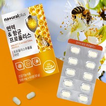면연력에좋은 영양제 몸속염증제거 입헐었을때 씹어먹는 츄어블 프로폴리스 60정 2개월분, 60정 2개월, 2개