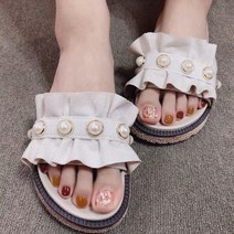 잇템샵 패디큐어 패디스티커 네일아트 디자인 여름라인 패디, D186심플이리