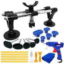차찌그러짐복원 랩토라이너 글루텐트 차찌그러짐 besper bridge puller car dent repair tools dent repair kit 자동차 페인트 없는 자동차, 키트 2 21pcs EU 플러그