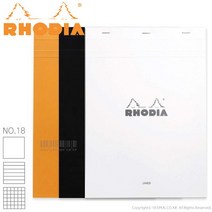 브랜드없음 로디아 메모패드 80g (No.18/선택상품), 선택완료, 블랙/격자