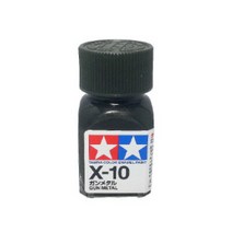 (80010) 타미야 에나멜 도료 X-10 건메탈 유광 10ml