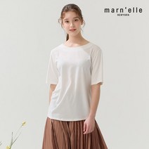 마넬뉴욕 마넬뉴욕 우븐패치 티블라우스 5종