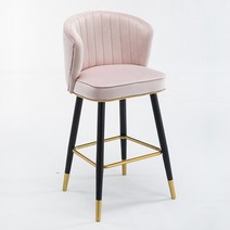 홈바의자 아일랜드식탁의자 이케아 스티그 럭셔리 모던 미니멀리스트 가정용 패션, 55cm 핑크