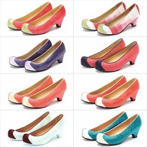 성인 여자한복신발 양단 전통 한복꽃신 굽높이(3cm 5cm) 여성 어른 혼주 하객 소품 장신구 전통꽃신