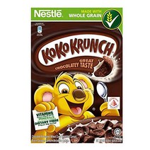 1 Box Nestle Koko Krunch Chocolate Wheat Curls Breakfast Cereal - Malaysia Version (330g), 330g