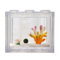 세남자바스켓 언더더씨 국산 마리모 DIY 세트 키우기-마리모(중), 옐로우핑크산호+흰자갈100g