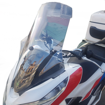 PCX 윈드스크린 72cm 미들롱스크린 18년이상 더뉴PCX 3가지컬러, 세미스모그, 1개