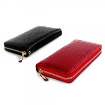 악어무늬 유행안타는 할머니선물 장지갑 얇은장지갑