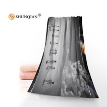 드라잉타월 아이돌 서포트 Ateez 마이크로파이버 페이스 타올 35x75cm 빨리 건조 스포츠 타월, [01] 35x75cm, [10] 9