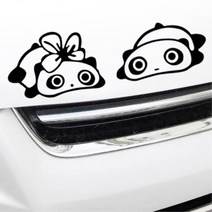 본네트 스크래치 뒷유리 팬더스티커 바이크꾸미기 트레일러스티커 경차꾸미기, 화이트