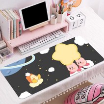 별의커비 캐릭터 장패드 매트 컴퓨터 PC 마우스패드 논슬립 데스크 책상 매트 방꾸미기, ZZ-079 + 900x400mm + 3mm