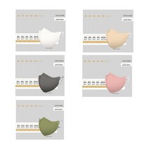 키리아슬림황사방역마스크(KF94) 중형 100매, 5매입, 20개, 혼합